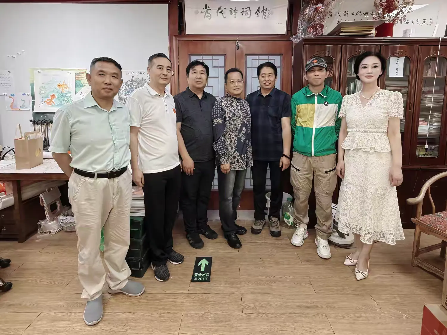 中国书画春节联欢晚会马来西亚会场总策划张书逸赴北京交流