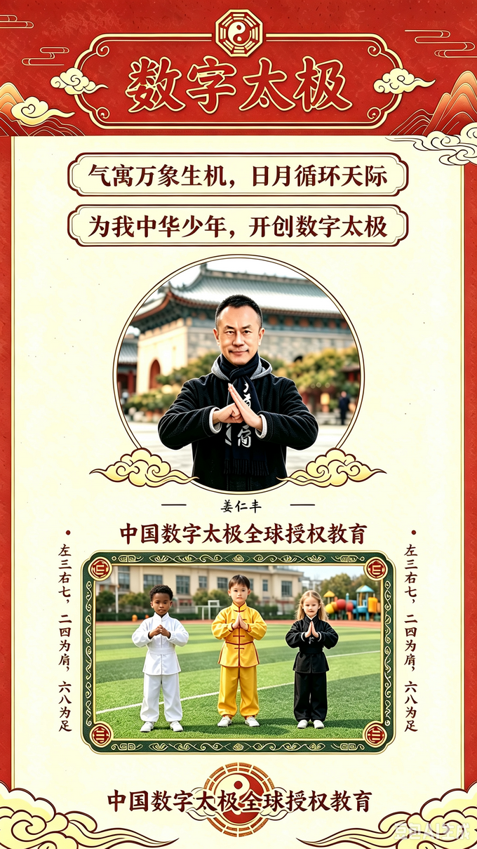 数字太极传，人人会太极——数字太极携手人人门户网开启全民健身