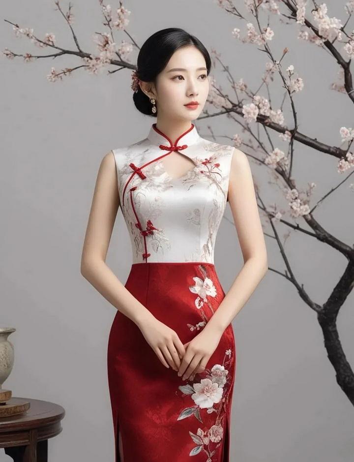 旗袍美女，美的让人心醉